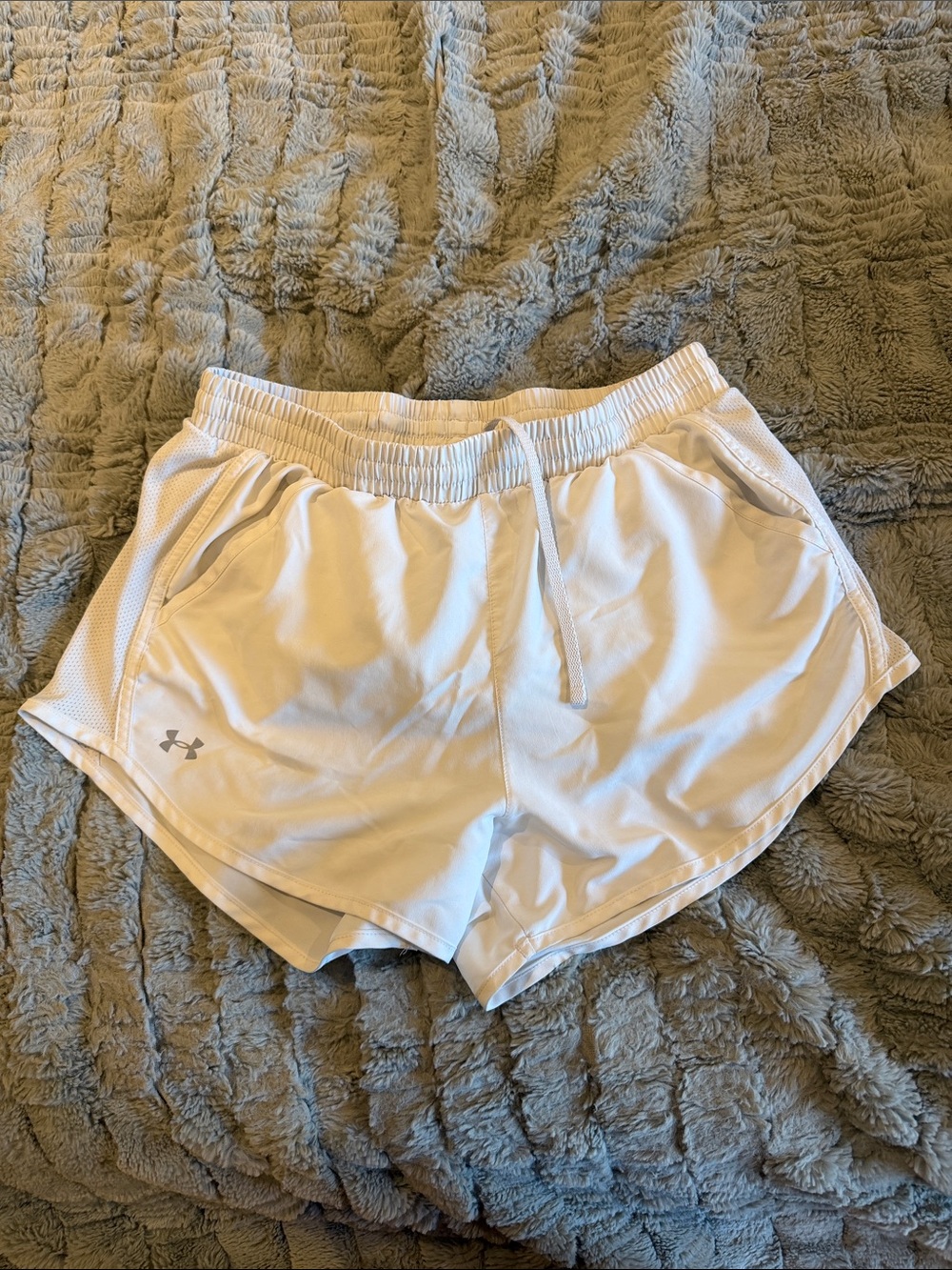 Under Armour Women’s White Athletic Running Shorts